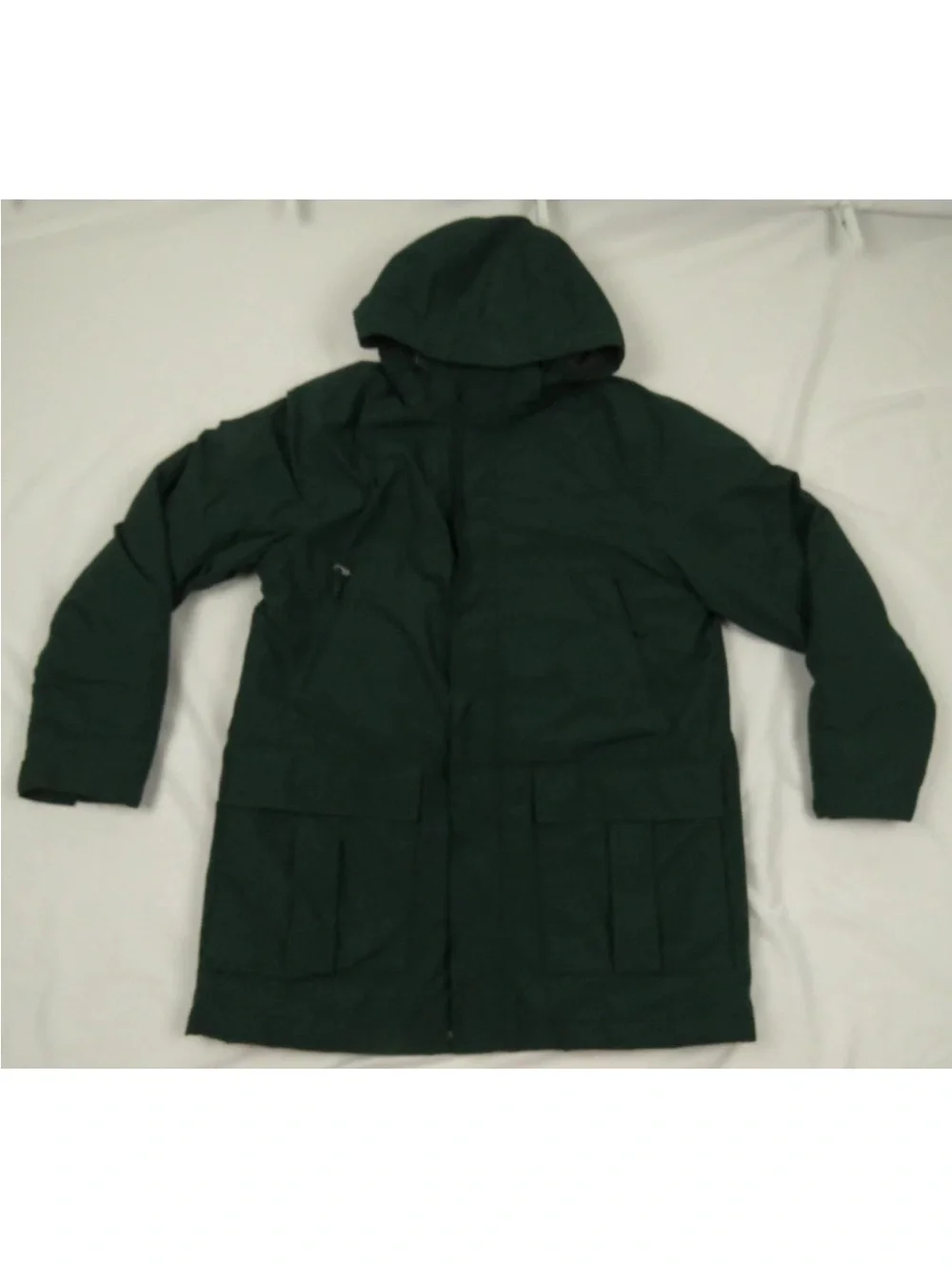 Lands End Squall Waterproof Insulated Hooded Full Zip Parka Coat Jacket M